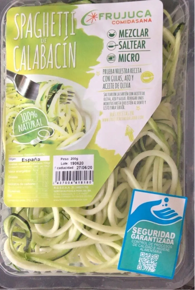 Spaguetti de calabacin
