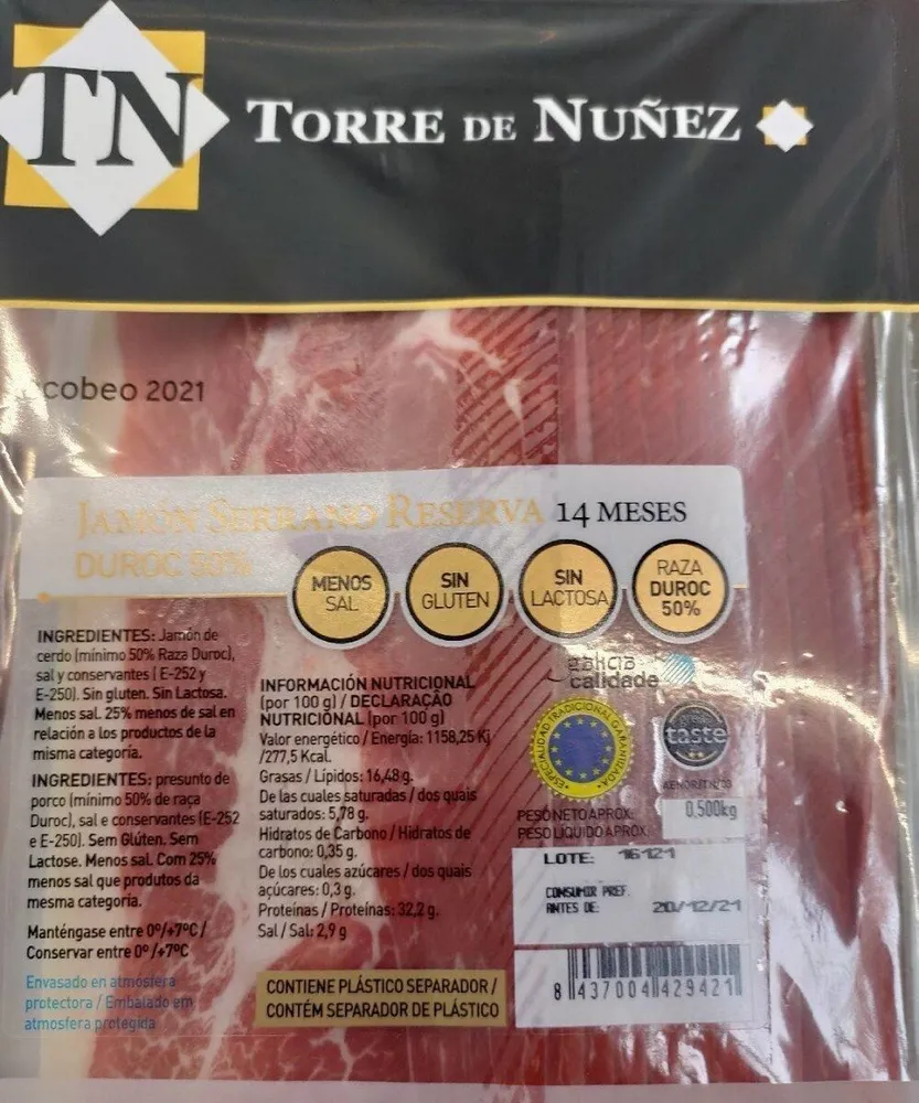 Jamón Torre de Nuñez