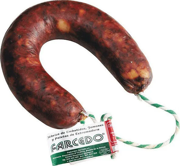 Chorizo de bellota ibérico peso aproximado
