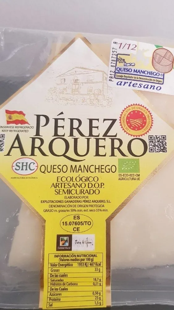 Queso Manchego artesano semicurado