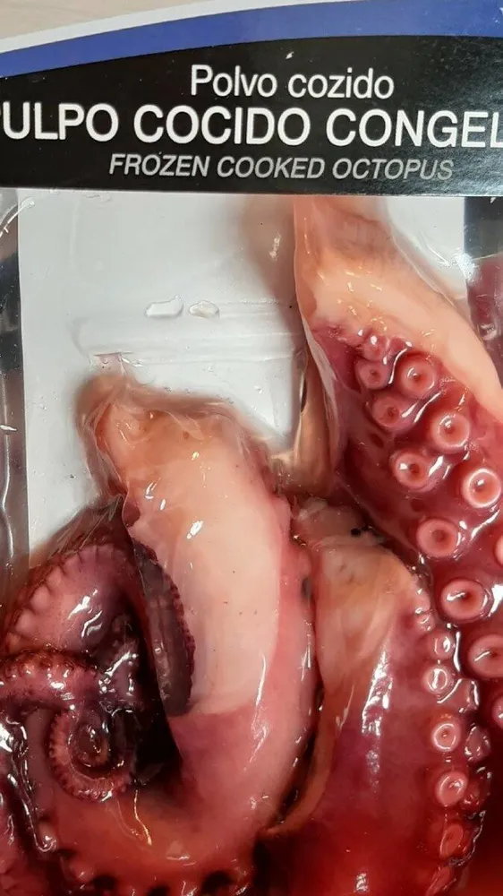 Pulpo cocido congelado