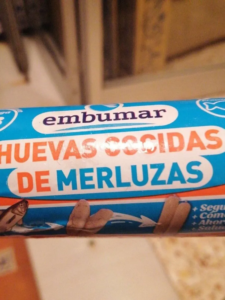 Huevas cocidas de merluza