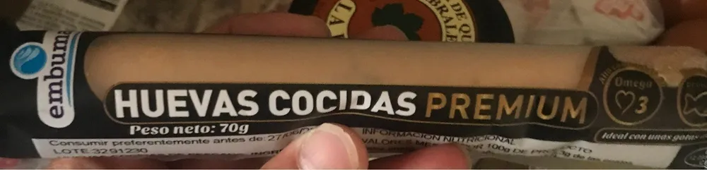 Huevas cocidas premium