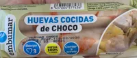 Huevas cocidas de choco