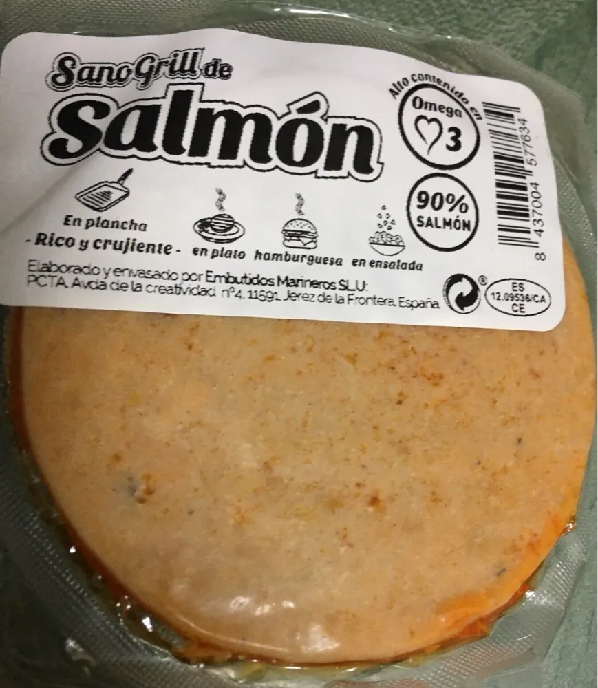 Hamburguesa de Salmon