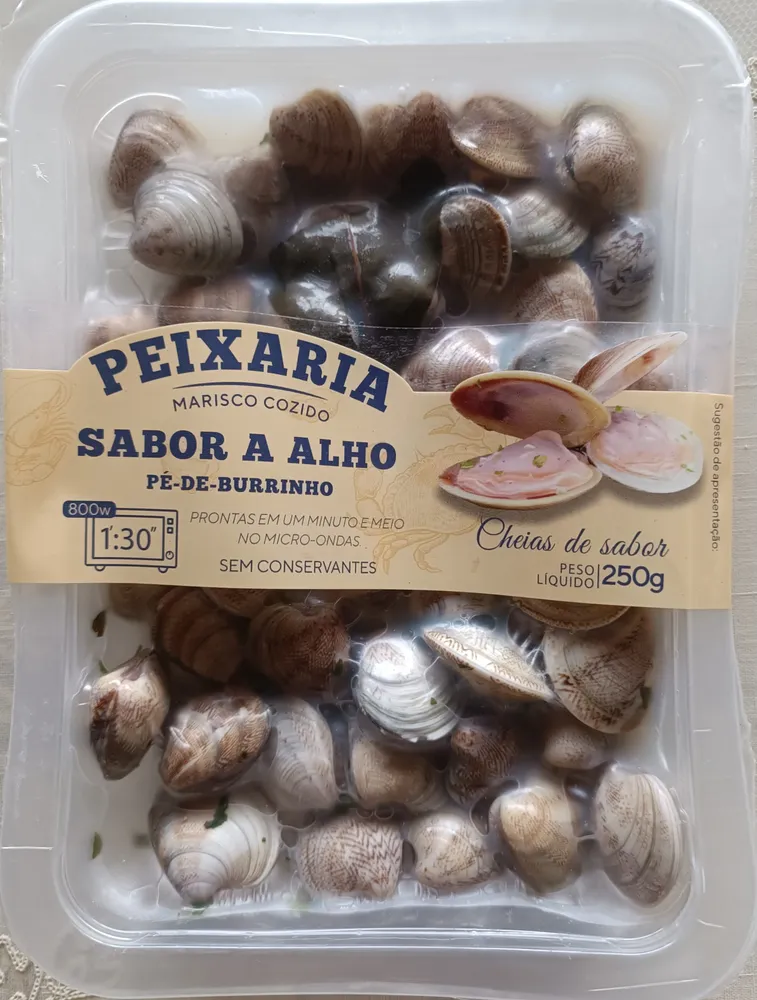 Pé-de-Burrinho Sabor a Alho Peixaria