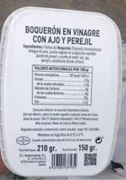 Boqueron en vinagre con ajo y perejil