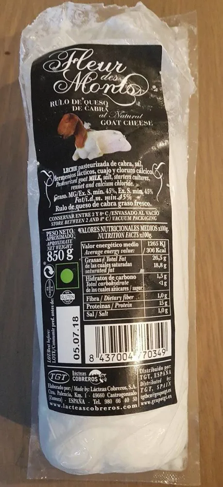 Fleur des Monts-fromage de chèvre