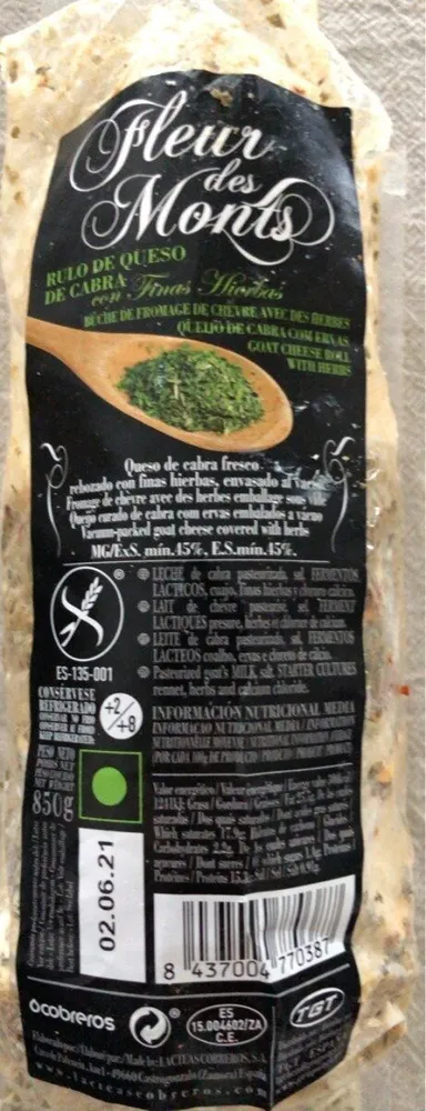 Rulo de queso de cabra