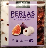 Perlas de queso de cabra rellenas de higo