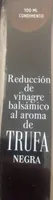 Reducción de vinagre balsámico al aroma De trufa negra
