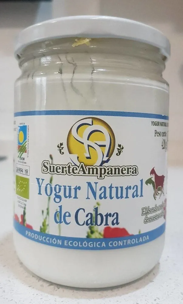 Yogur natural de cabra