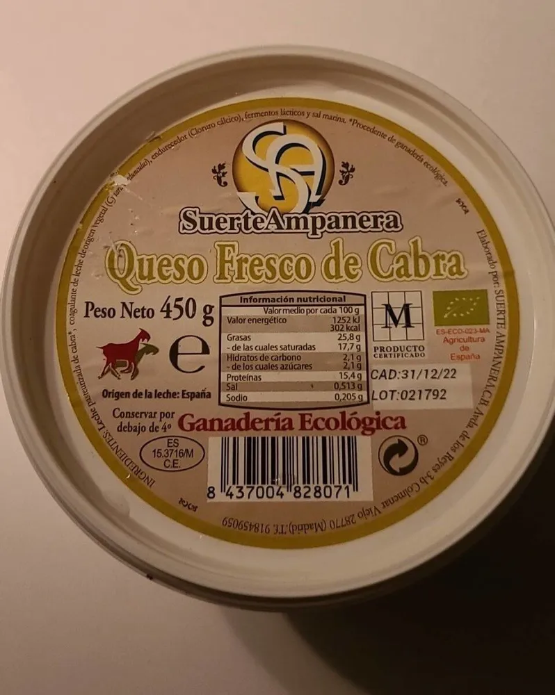 Queso Fresco de Cabra