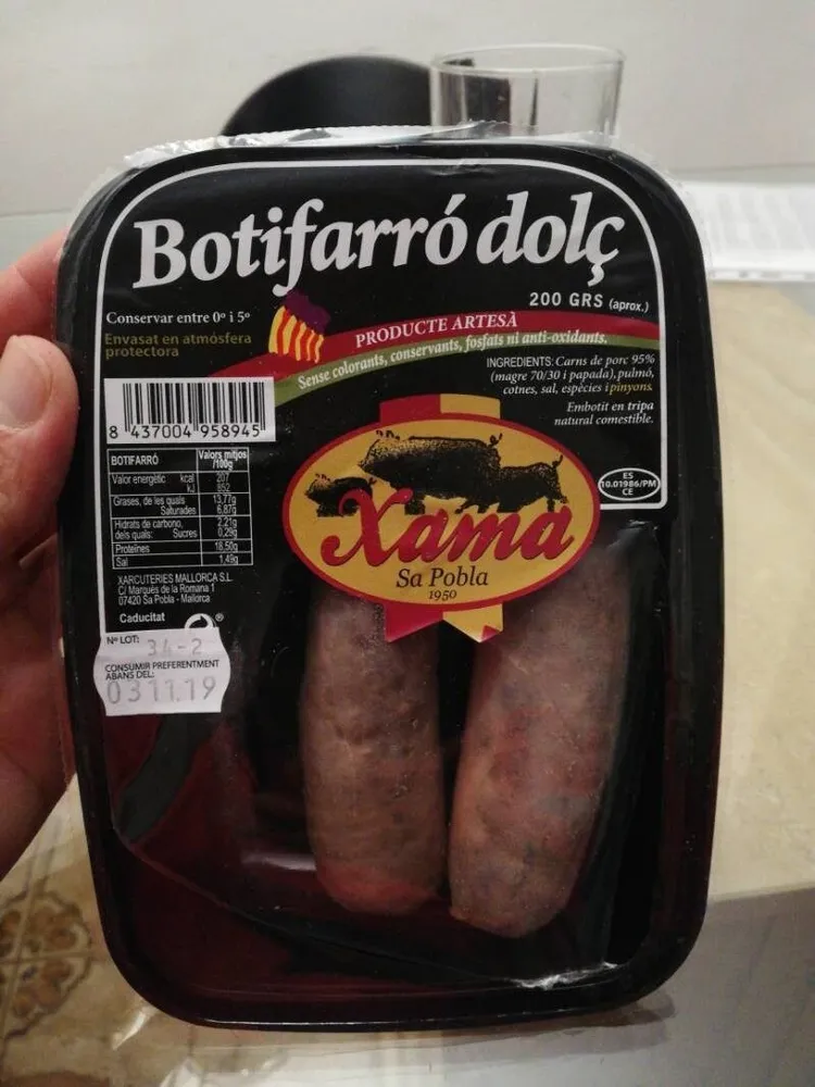 Botifarró dolç
