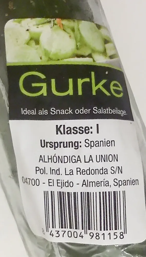 Gurke Klasse I