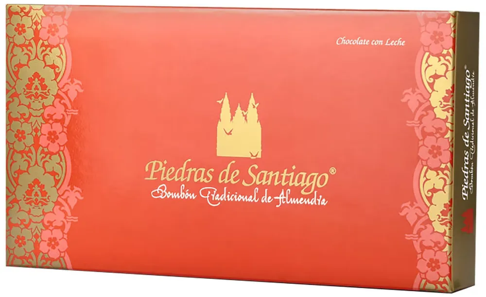 Bombones de chocolate con leche Piedras de Santiago