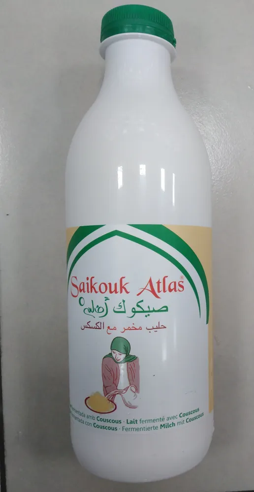 Lait fermenté avec couscous