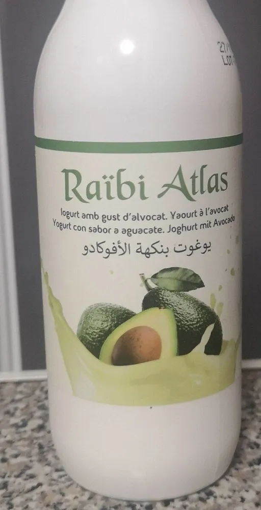Yogurt sabor aguacate