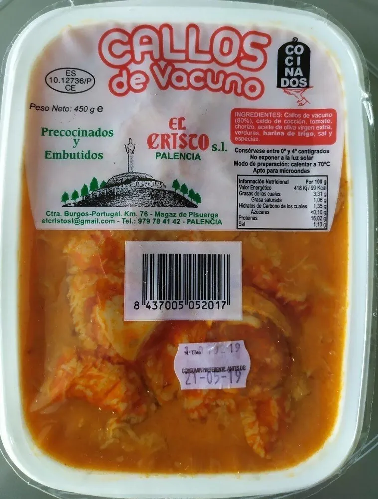 Callos de vacuno