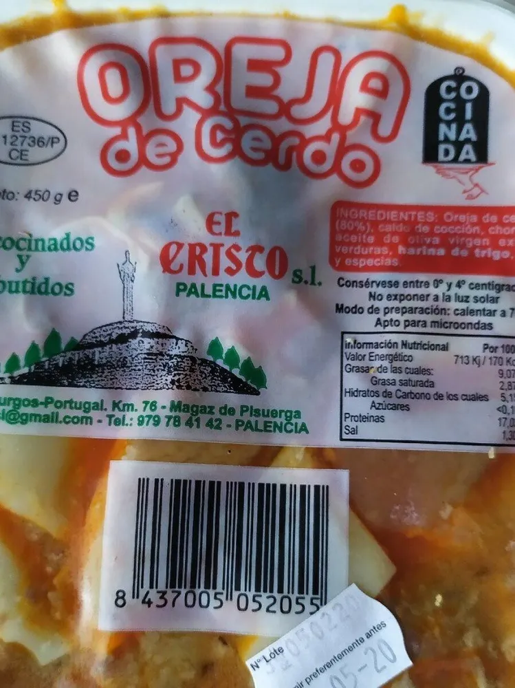 Oreja de cerdo