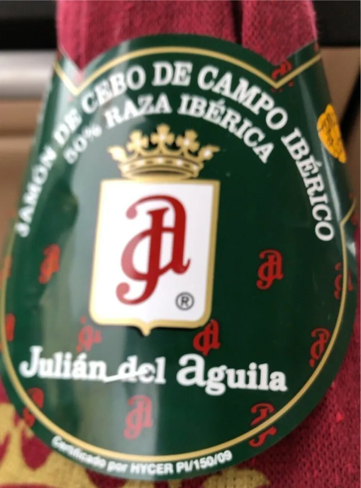 Jamón de cebo de campo ibérico 50 % raza ibérica