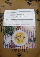 Cod and rice casserole