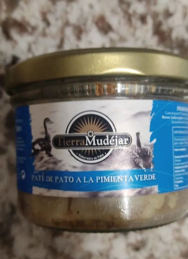 Paté de pato a la pimienta verde