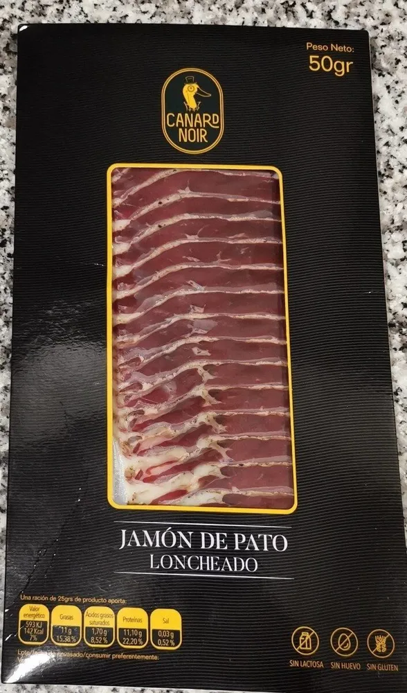 Jamón de Pato Loncheado