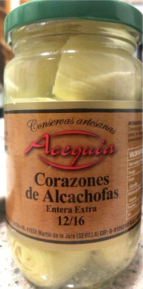 Corazones de alcachofas