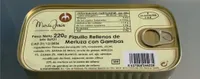 Piquillo rellenos de merluza con gambas