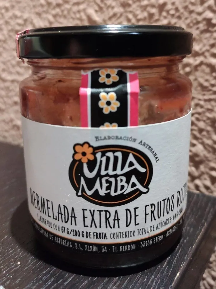 Mermelada extra de frutos rojod