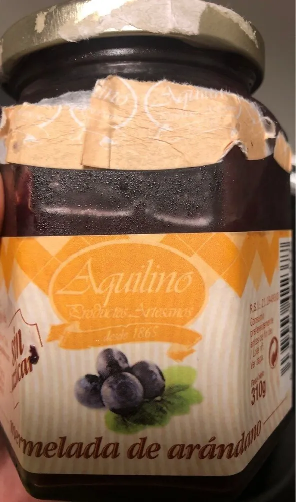 Mermelada de arandanos