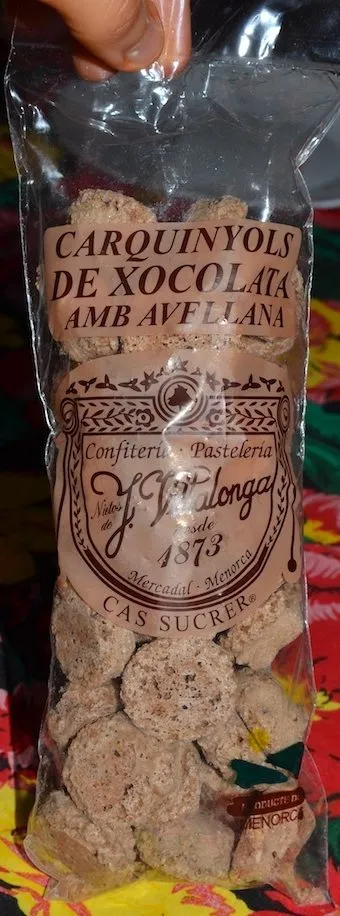Carquinyols de xocolata amb avellana