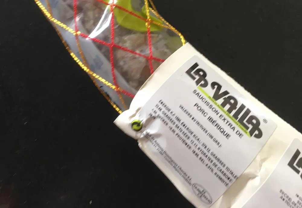 Saucisson extra de porc iberique