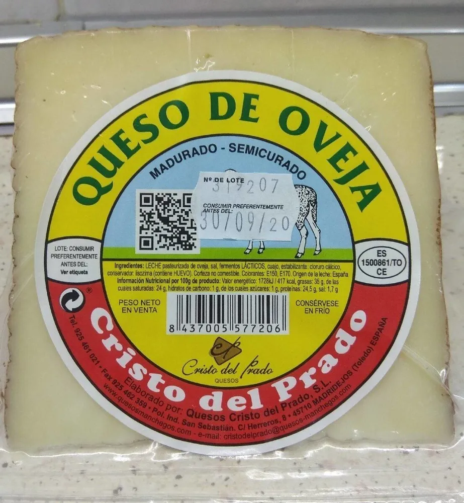 Queso oveja semicurado
