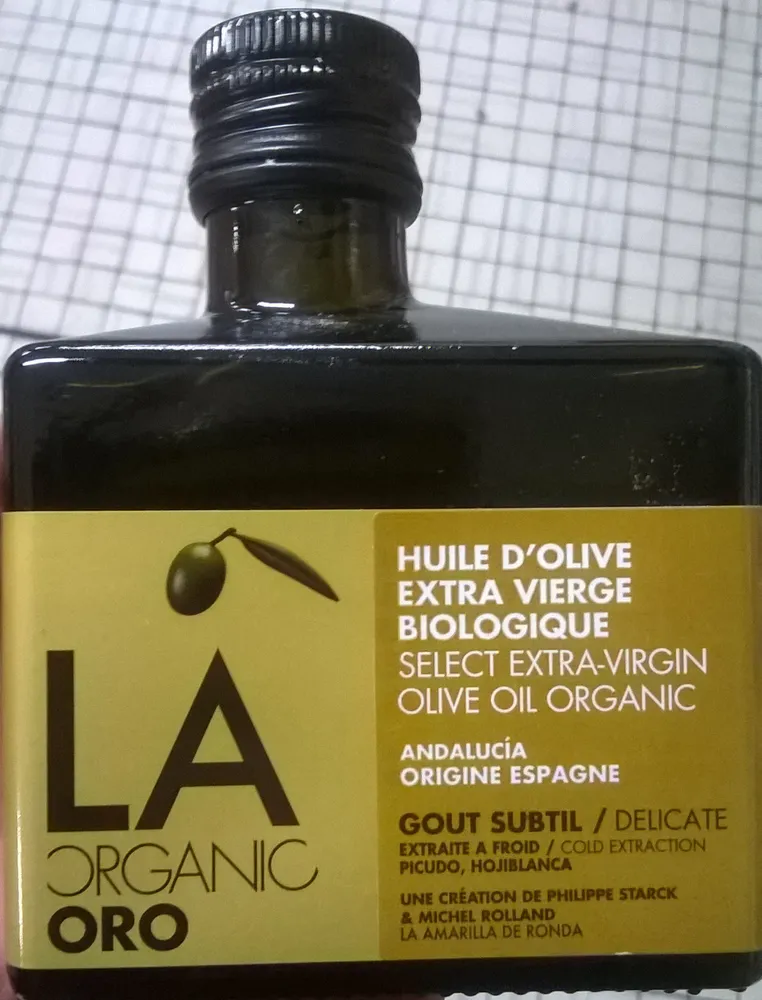 Huile d'olive extra vierge biologique