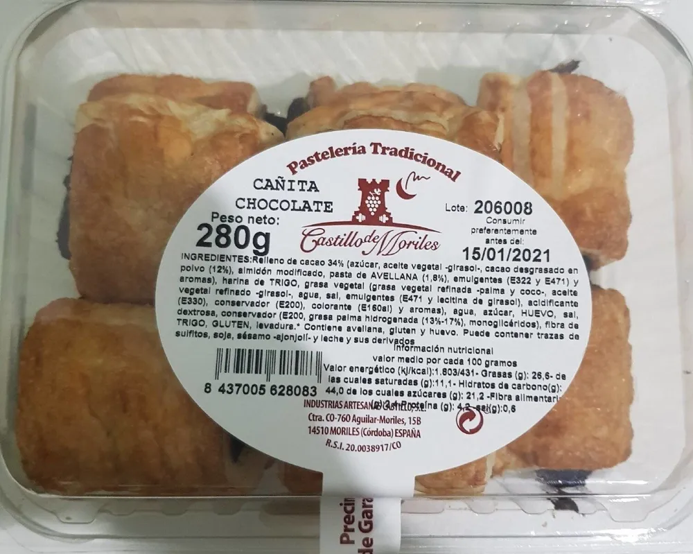 Cañita chocolate
