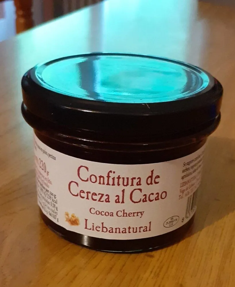 Confitura de cereza al cacao