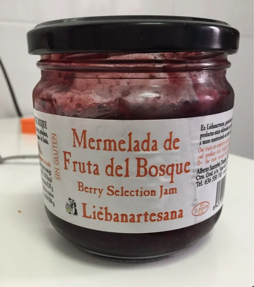 Mermelada de fruta del bosque
