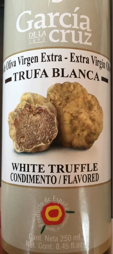 Huile d'olive extra vierge avec truffe blanche