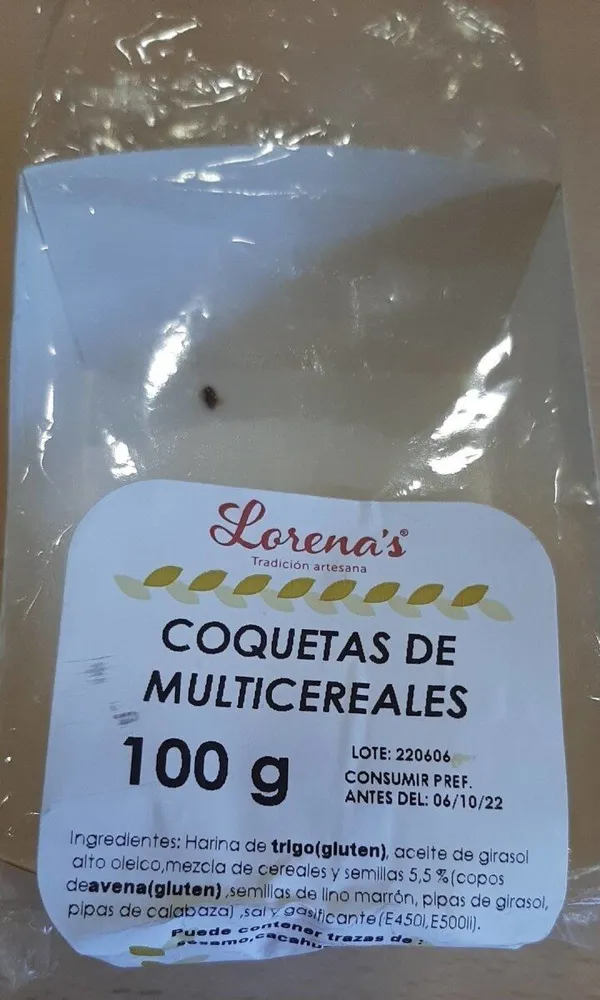 Coquetas de multicereales