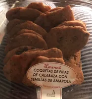 Coquetas de pipas de calabaza con semillas de amapola