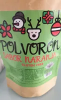 Polvorón sabor naranja