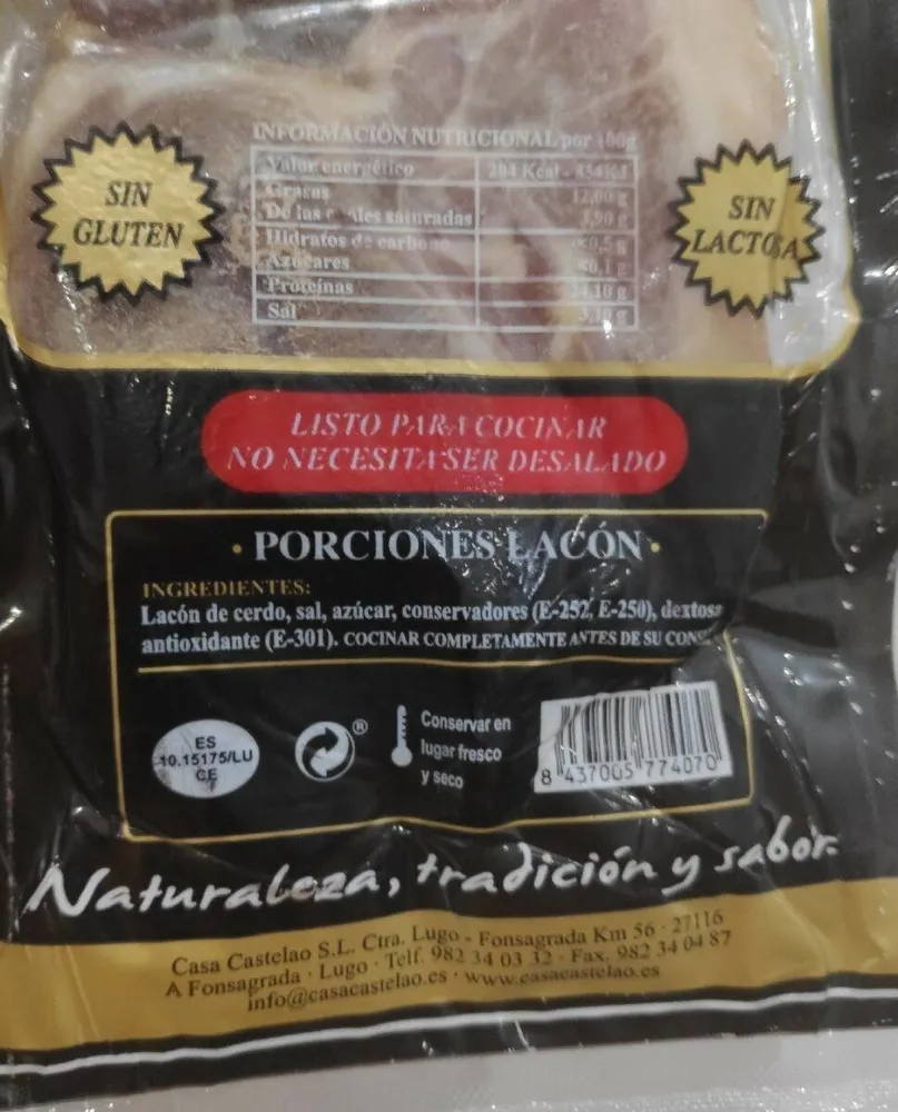 Porcion de Lacon