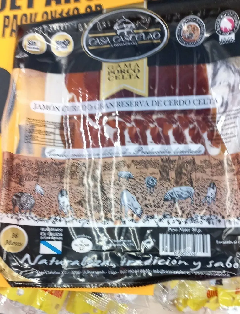 Jamón curado gran reserva de cerdo celta