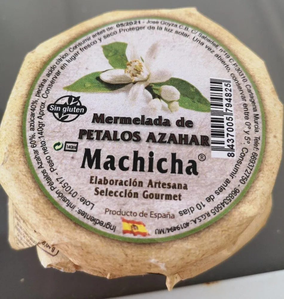Mermalada de petalos azahar