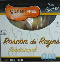 Roscón de reyes tradicional sin gluten