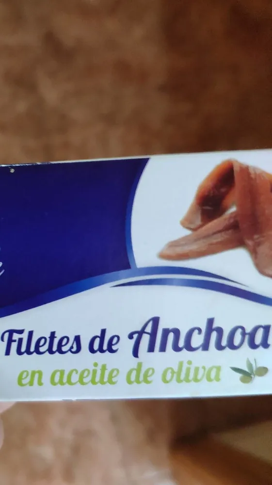 Flietes de anchoa en aceite de oliva