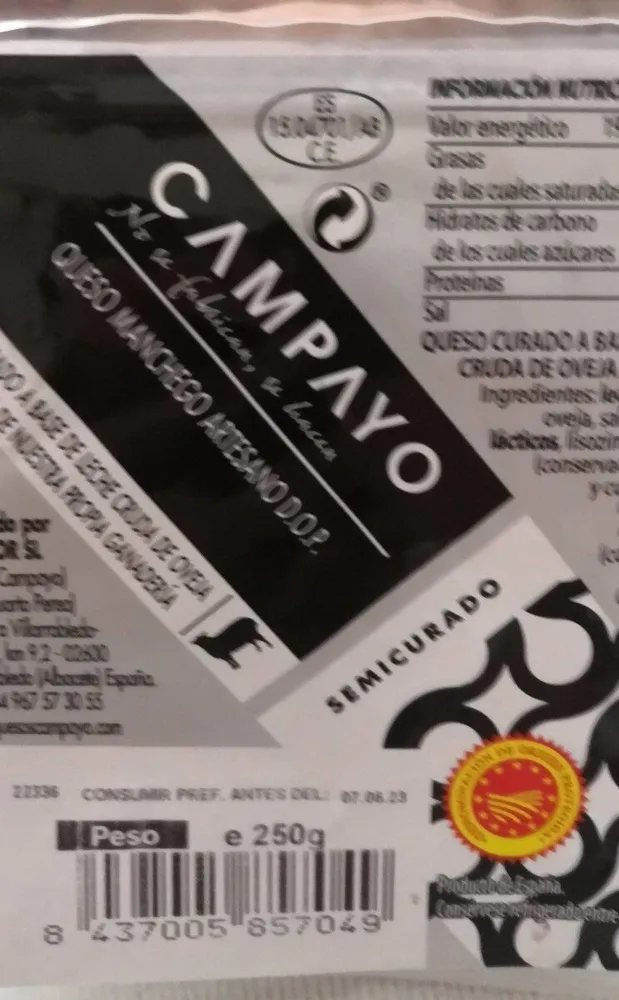 Queso manchego artesano