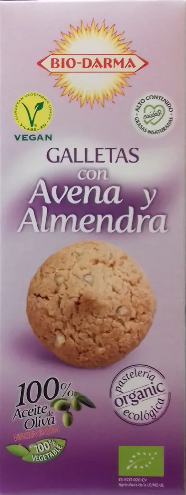 Galletas con Avena y Almendra